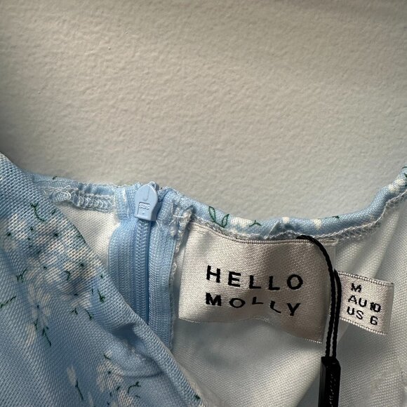 Hello Molly Set The Tone Dress Blue - Picture 5 of 6